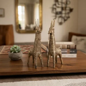 Dokra Style Horse Showpiece