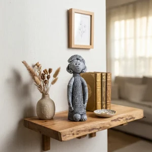 Grey Terracotta Tribal Figurine
