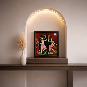 Handmade Mural Art Wall Hanging Of Tribal Festival