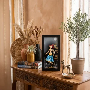 Handmade Tribal Mural Wall Art Of A Shepherd