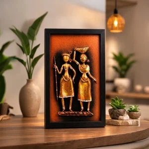 Mural Wall Art Of Tribal Couple