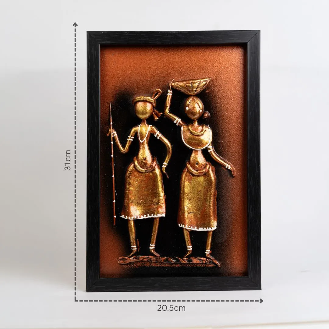 Mural Wall Art Of Tribal Couple with dm